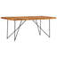 Ancheta Mango Rectangular Wood Top Dining Table-1576631949