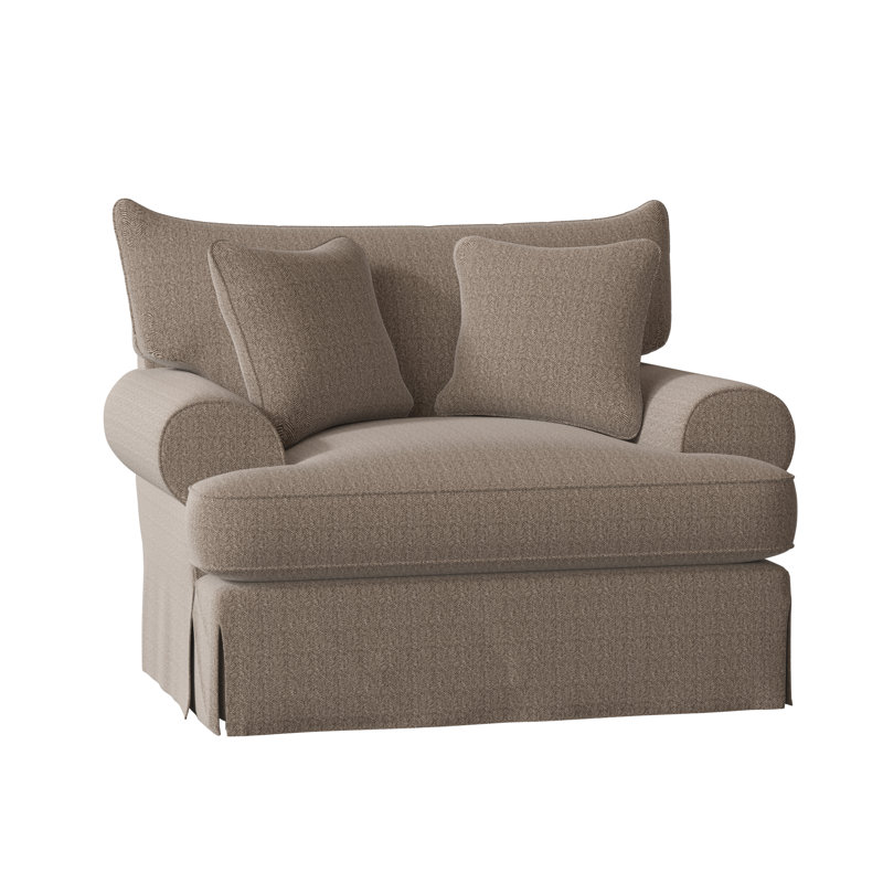 Fauteuil Chalkline, Chenille performance taupe Beantown 41, Oui
