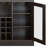 Espresso Finish Wine Cabinet