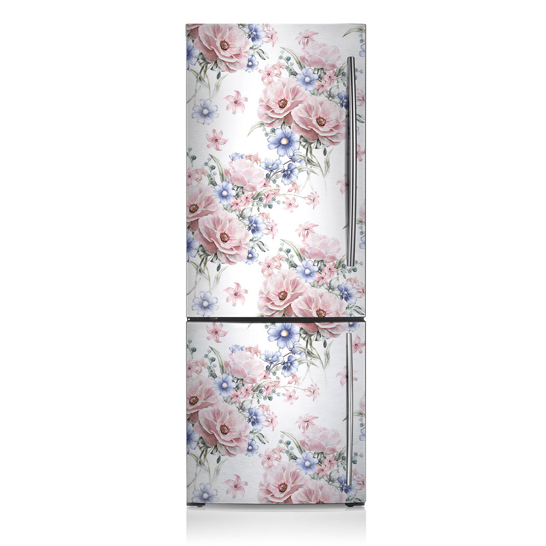 Türaufkleber Delicate Bouquet Fridge Magnet Cover