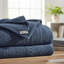 1 couverture Queen bleu marine-135114809