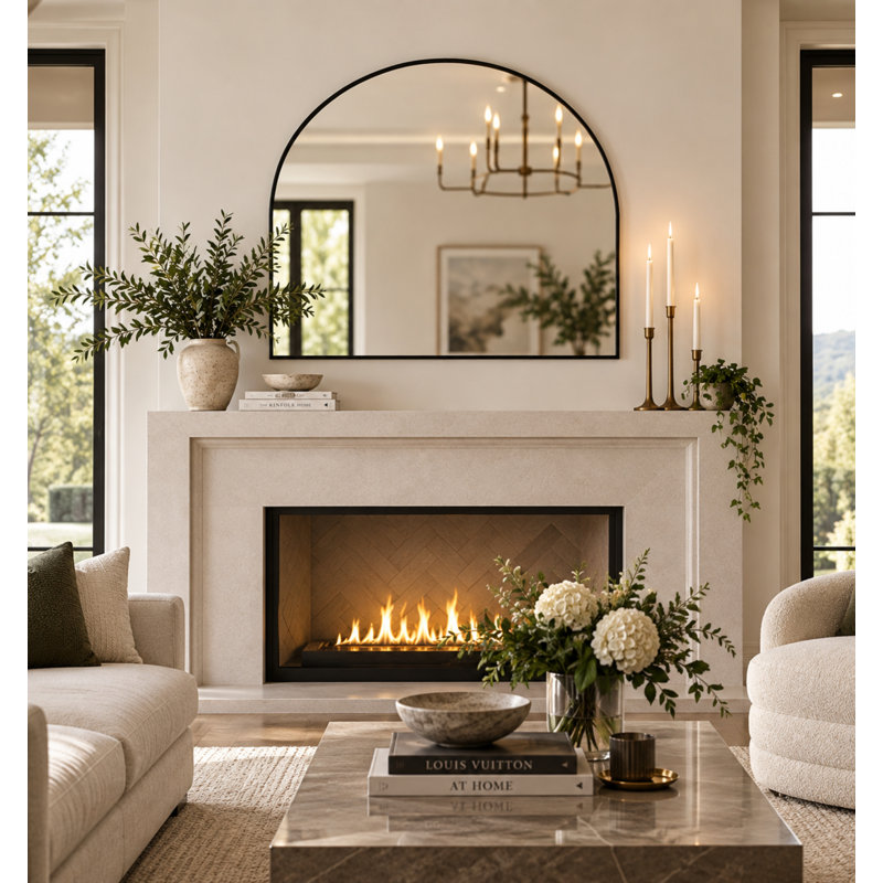Metal Arch Mirror