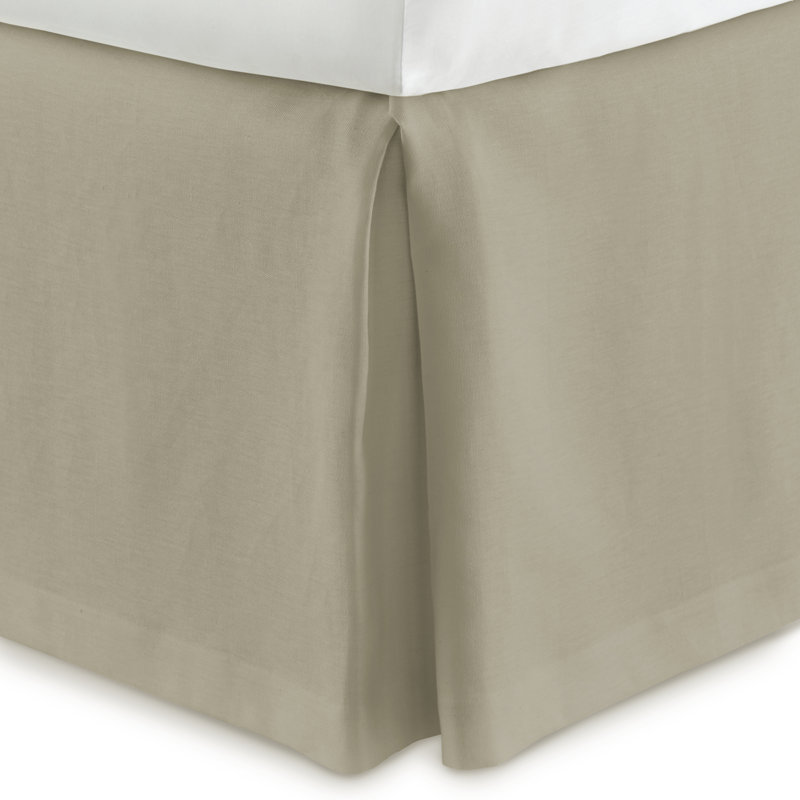 Mandalay Tailored Linen Bed Skirt, Linen, Queen