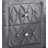 1Pc Oval Faux Marble Top Nightstand 2- Drawers Storage Button Tufted Faux Crystal Tufted-1223984837