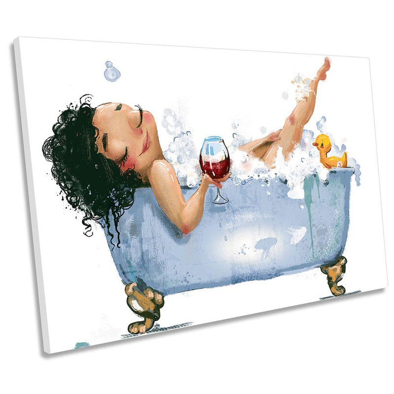 Bath Tub - Wrapped Canvas Print, 81.3cm H x 121.9cm W x 4cm D