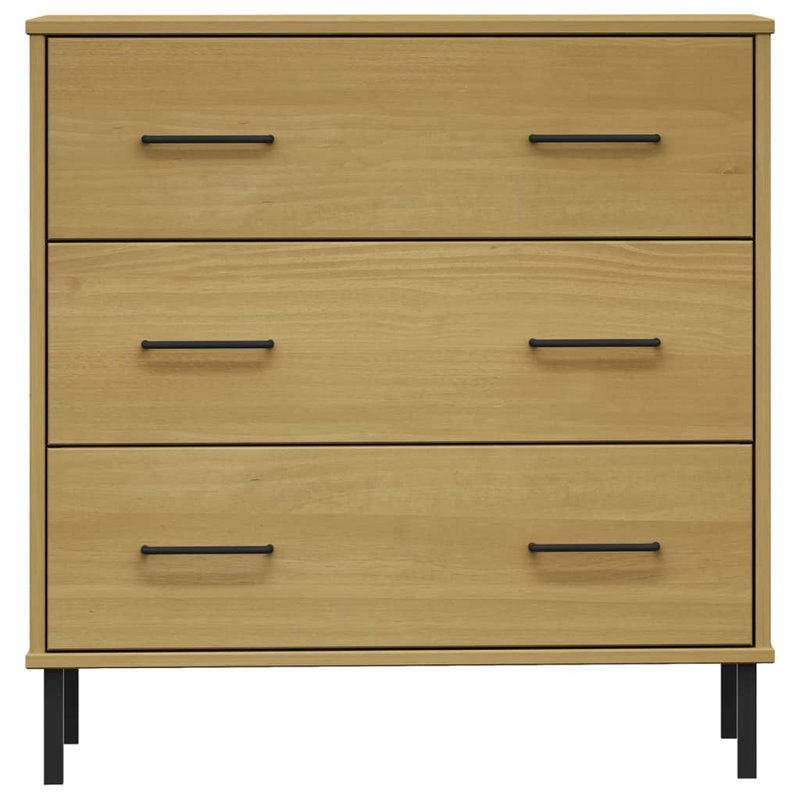 Keerti 77cm Solid Wood Sideboard, Brown