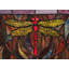 Tiffany Dragonfly Trio Stained Glass Window