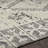 Angad Southwestern Flatweave Wool Area Rug in Gray/Cream-1659954240