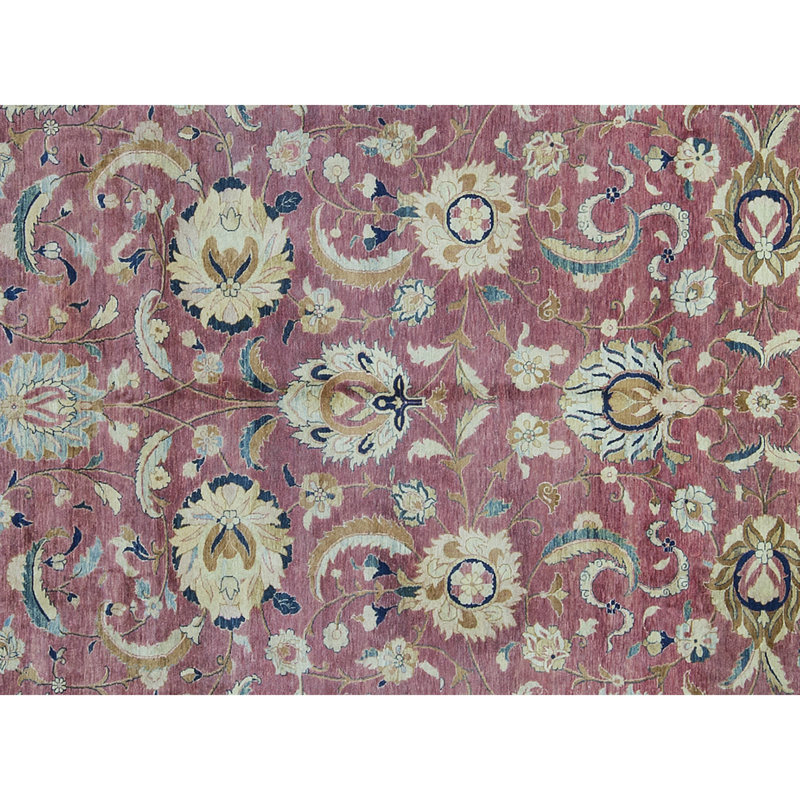 Tapis rouge noué à la main de haute qualité