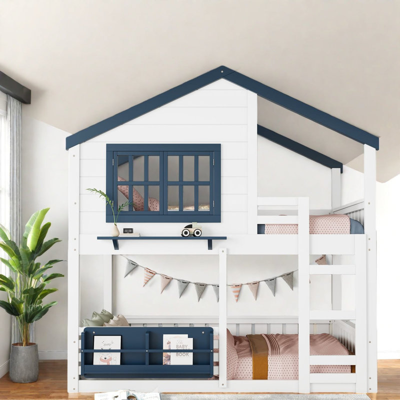 Lits doubles compacts peu encombrants, conception de lit en bois MDF pour maison familiale