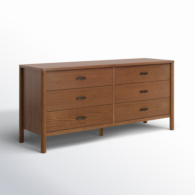 Jaylessa 6 - Drawer Dresser, Medium Oak