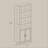 69.3''H 6-Tier Tall Bookcase With Door-1524681224