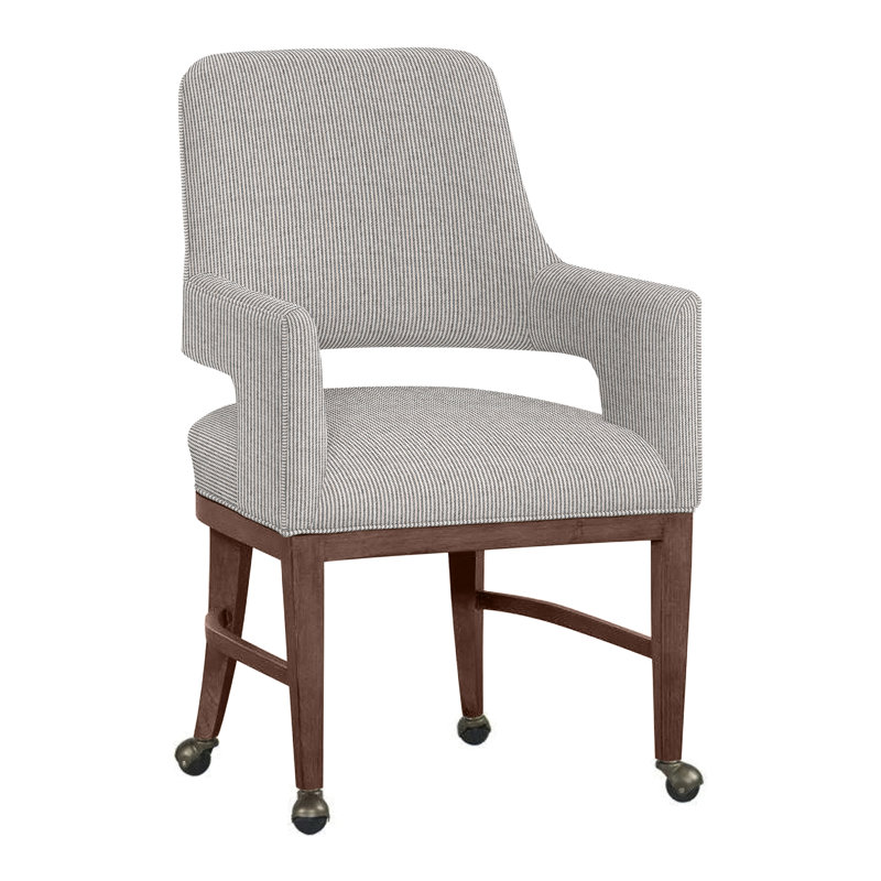 Chaise avec accoudoirs Josie, Perigold Replay Char, Noyer