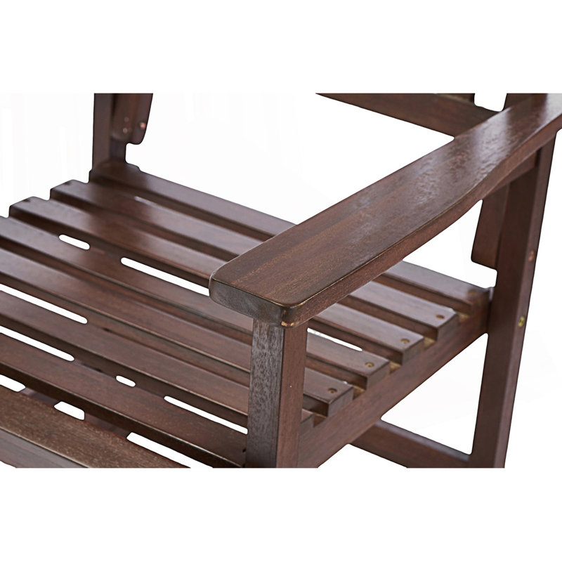 Chaise berçante d'intérieur, chaise d'extérieur, Brun