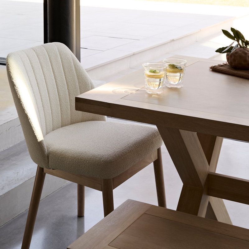 Gracela 7 - Person Solid Oak Dining Set