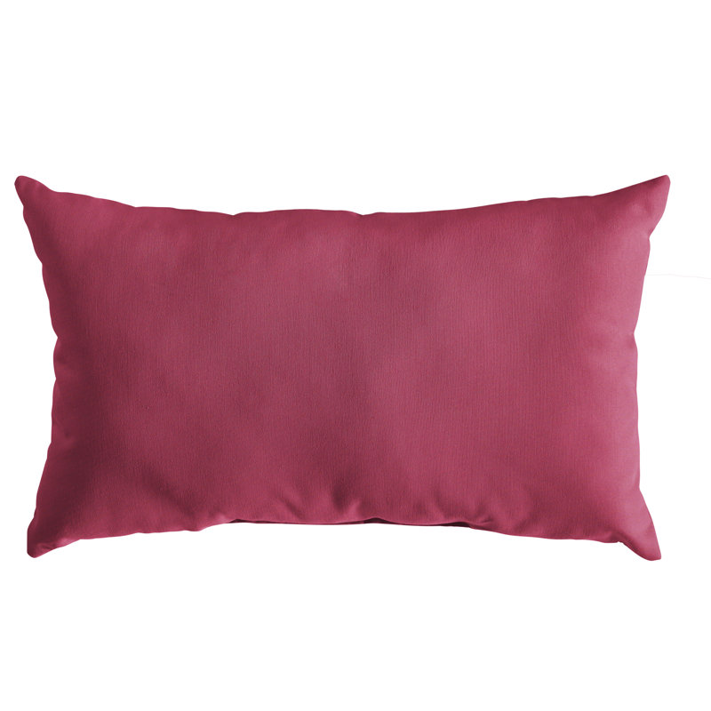 Coussin décoratif , 12 po x 18 po, Rose