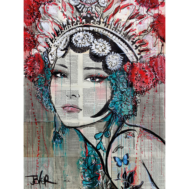 Dynasty by Loui Jover - Print, Canvas, 80cm H x 60cm W x 3.1cm D