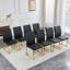 Ensemble de chaises robustes avec structure en fer et mousse de confort-1789608746