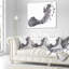 Motif noir et blanc - Coussin imprimé portrait-29598475-29598471