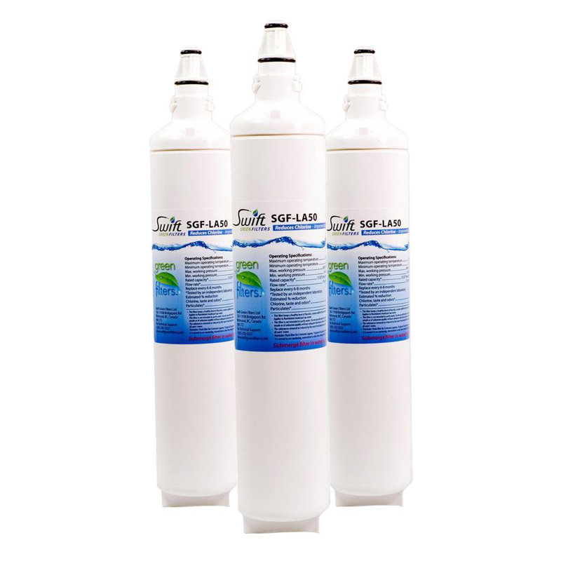 Swift Green Filters SGF-LA50 Compatible Refrigerator Water Filter for LG LT600P, 5231JA2006A, 46-9990,EFF-6003A, EFF-6004A, Made in USA-3 Pack