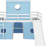 Twin Size Loft Bed With Slide Tent And Tower-952452403