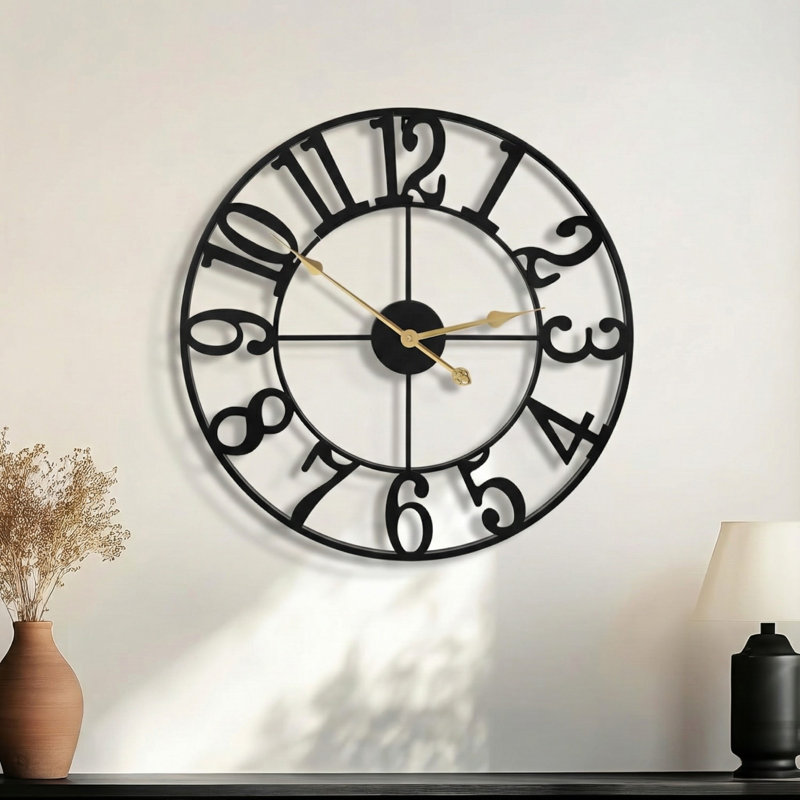 Horloge murale 16 po Modern