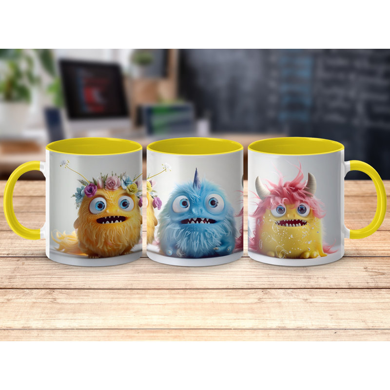 Ceramic Coffee Mug, Yellow