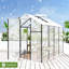 Serre en polycarbonate, serres de plain-pied pour toutes les saisons-122037308-122037312