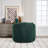 Upholstered  Swivel Barrel Armchair With Ottoman-48643584