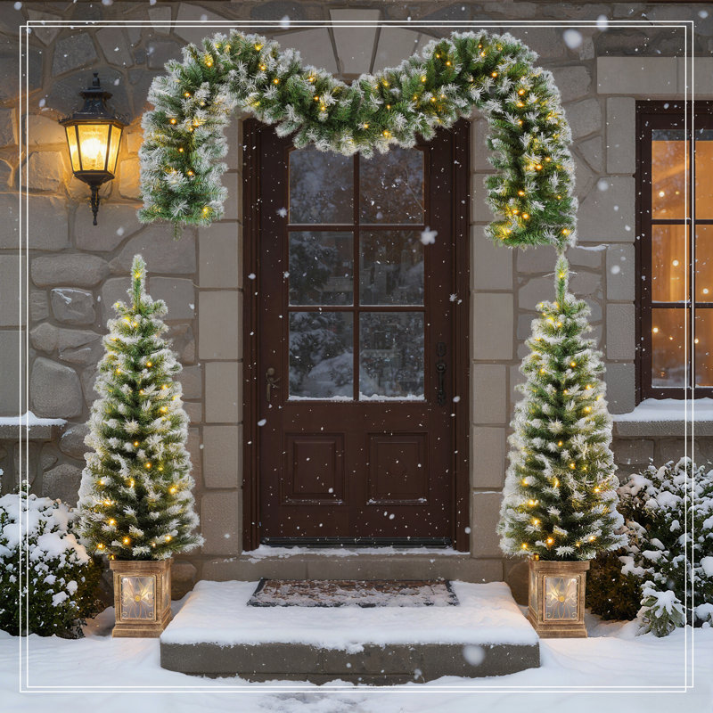 Ensemble de 3 pièces de Noël artificiel