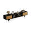 Modern Black Manufactured Wood TV Stands