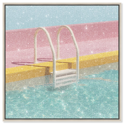 Poolside Symmetry I Print by Oliver Gal
