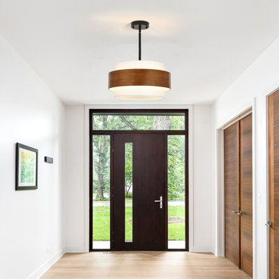 4 - Light Dimmable Drum Chandelier