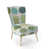 Geometric Green Polyester Blend 3 selected