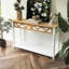Console antique avec tiroirs