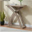 Meuble télé avec entrée et couloir, porte d'entrée et pieds incurvés, beige foncé