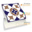 38.1cm W x 38.1cm L PVC Peel and Stick Mosaic Tile