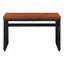 Bureau d'ordinateur, bureau personnel, debout, réglable, L 48 po, travail, ordinateur portable, stratifié brun, métal noir, contemporain, moderne-1214519183