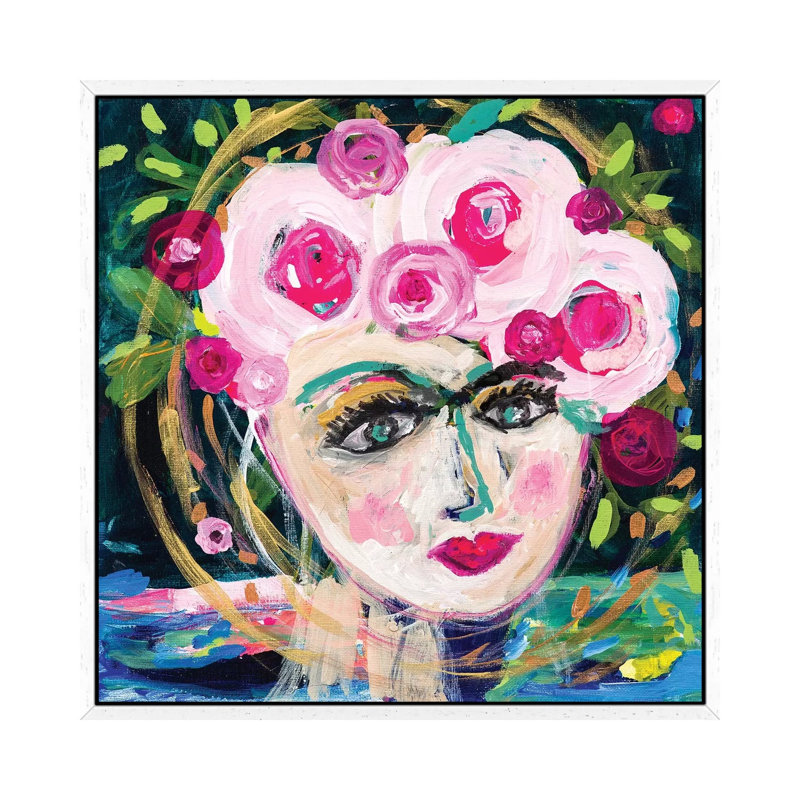 I Can See Your Halo by Carrie Schmitt - Gallery-Wrapped Canvas Giclée on Canvas, White Framed, 45.72 cm H x 45.72 cm W