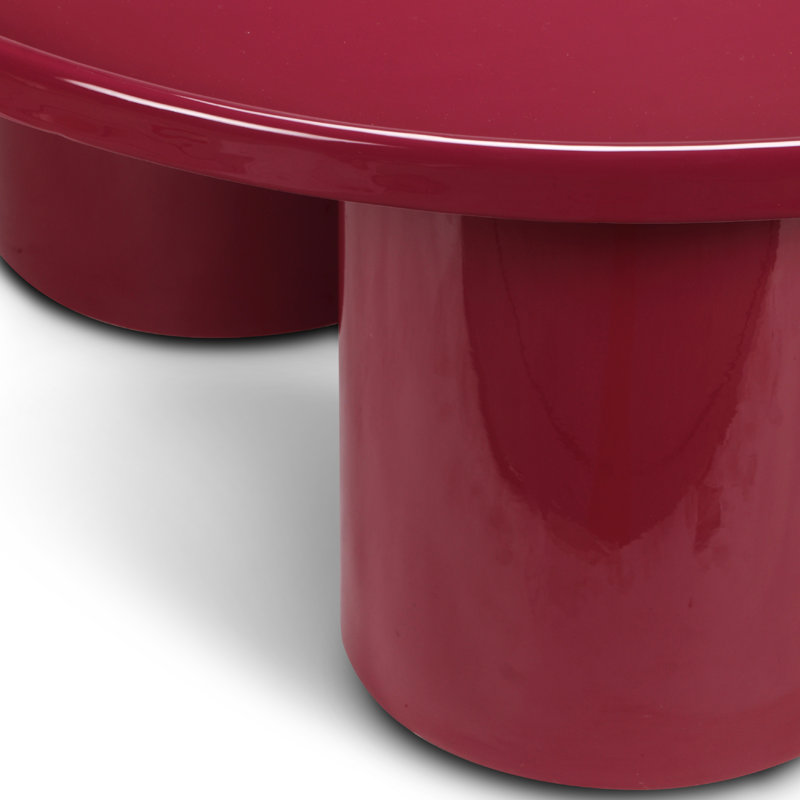 Isthia Single Coffee Table, Plum