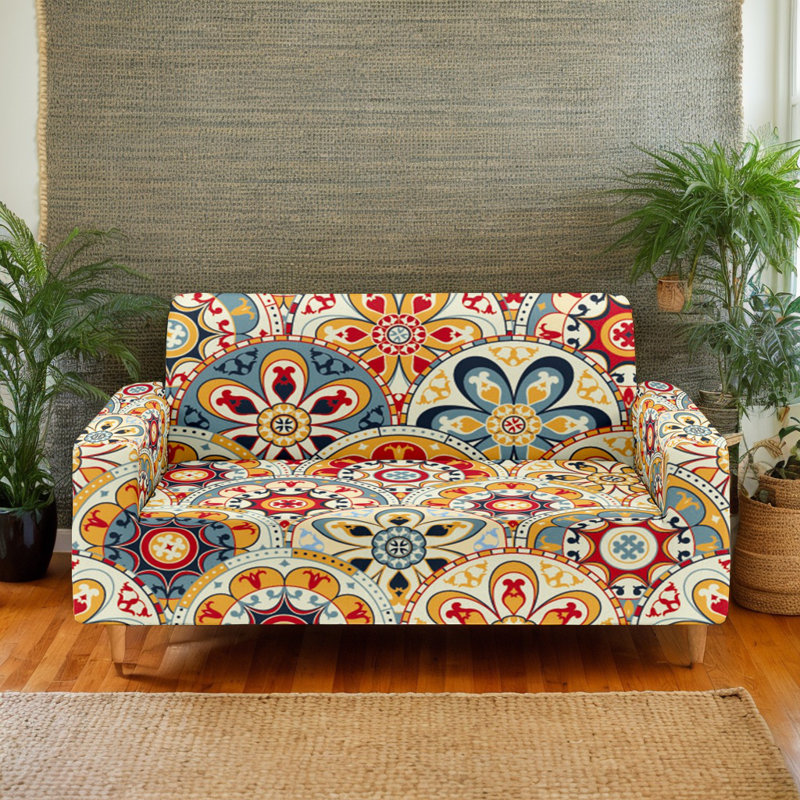 Housse extensible pour canapé Boho, H 40 po x l 118 po x P 39 po, Balances Bohe