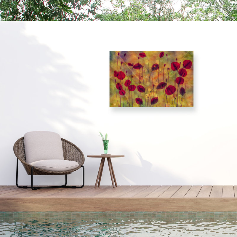 Hilda Van Der Multi Colour Outdoor  Canvas, H 12 po x l 19 po