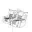 Fauteuil inclinable électrique avec lumière DEL