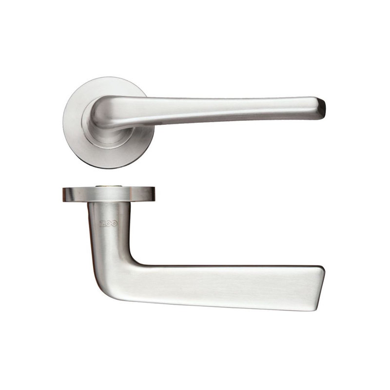 Stainless Steel Lever - Push On Rose - Grade 304