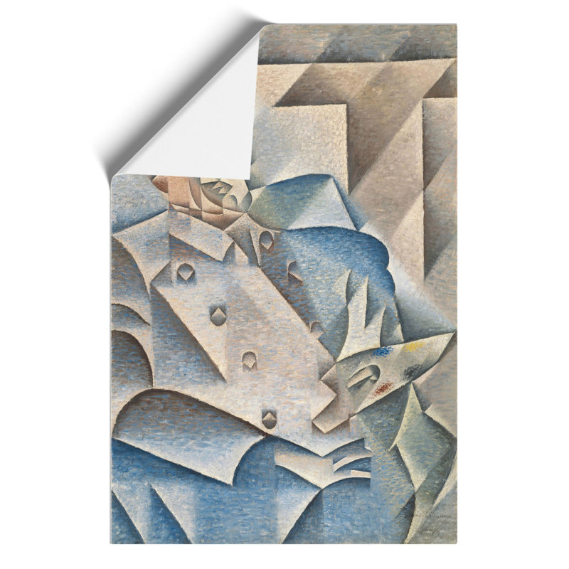Portrait of Pablo Picasso by Juan Gris - Frameless Print, 30cm H x 21cm W x 0.1cm D