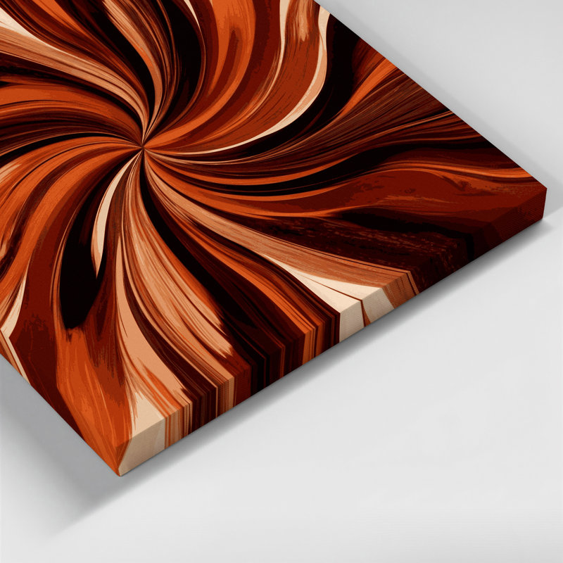 Art numérique sur toile, abstraction numérique 14, H 12 po x l 12 po