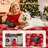 Chamora Washable Christmas Rug With Classic Red and Snowflake Design-1811715966