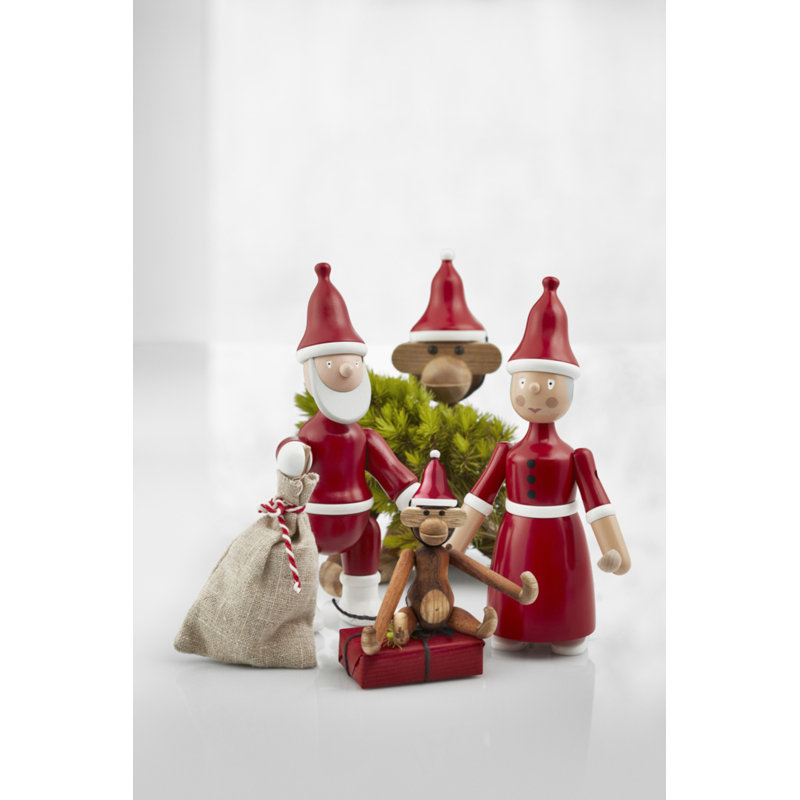 Santa's Cap Medium, 3.9" H x 2" W x 2" D