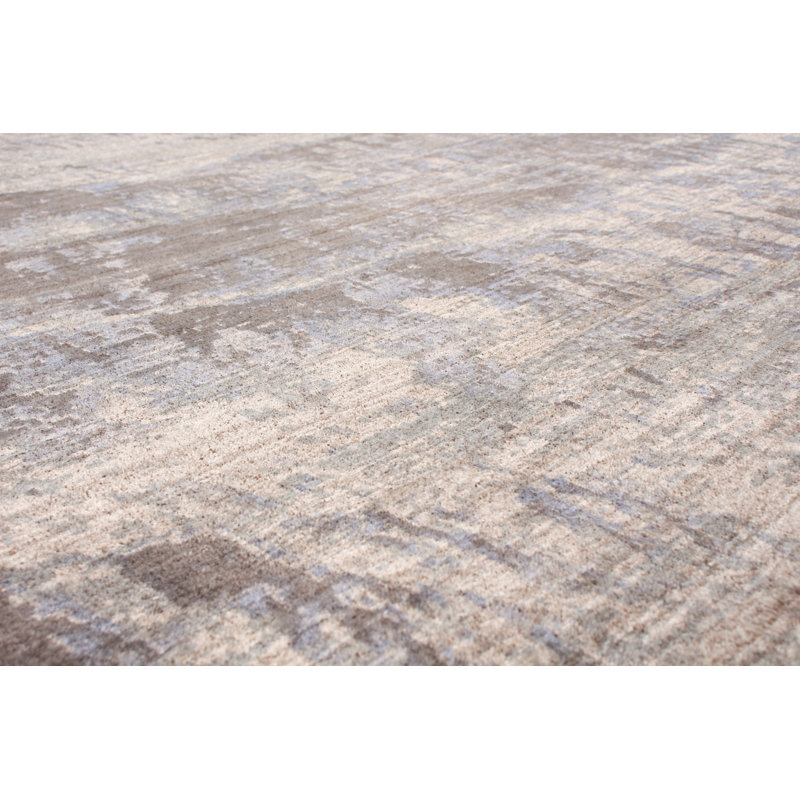 Momsen One-of-a-Kind 4'10" X 7'3" 2010s Viscose Area Rug in Grey
