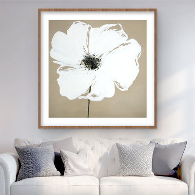 Abstract Color Splash Petals Flower | Farmhouse Framed Print